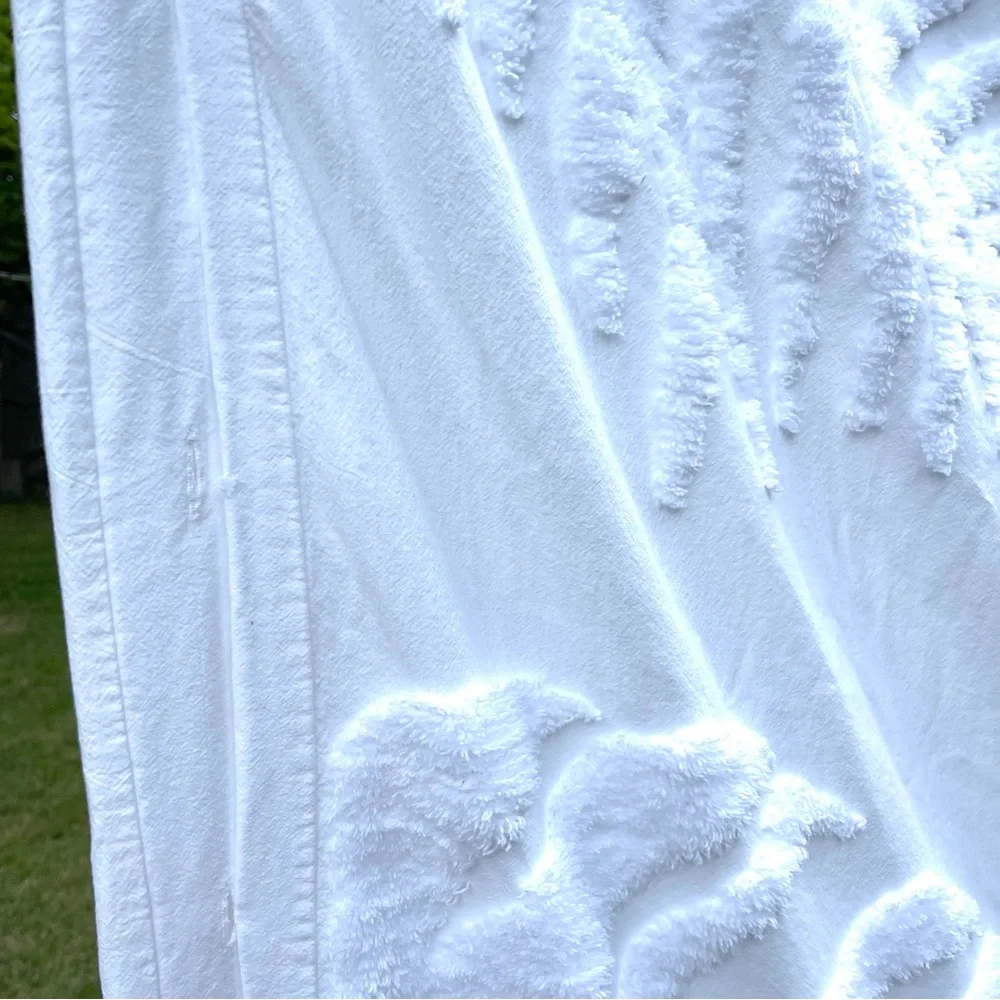 Madison Park White Cotton Duvet Cover